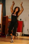 Lisa Blanco is a Zumba instructor at a new gym, Amenzone. (Photo by Stephanie Snyder)